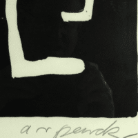 Art Gallery Maastricht - Signatuur van de lithografie Flugblatt van A. R. Pencke
