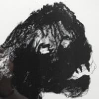 Uitsnede uit de lithografie Das Tier van Armando