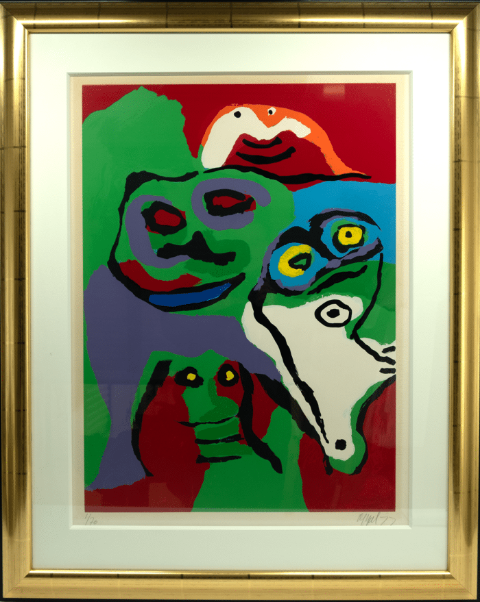 De zeefdruk Zeist van Karel Appel