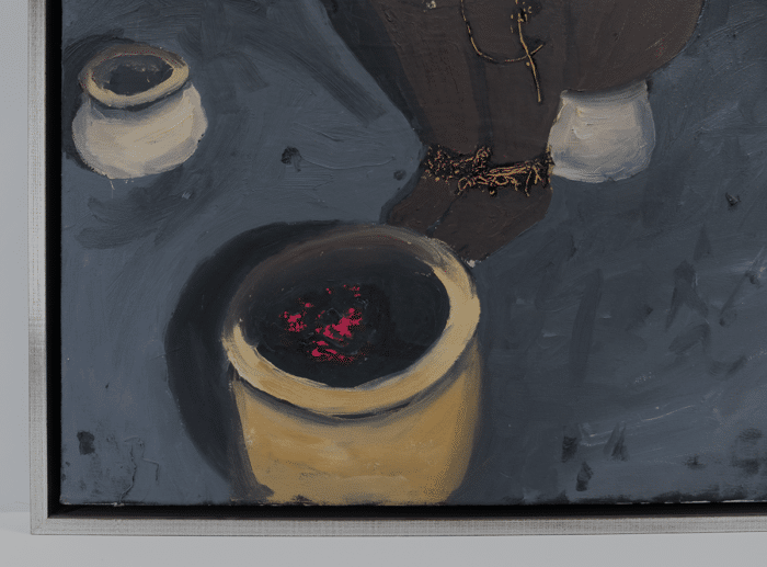 Detail van het schilderij Die Heilung van Thomas Zipp