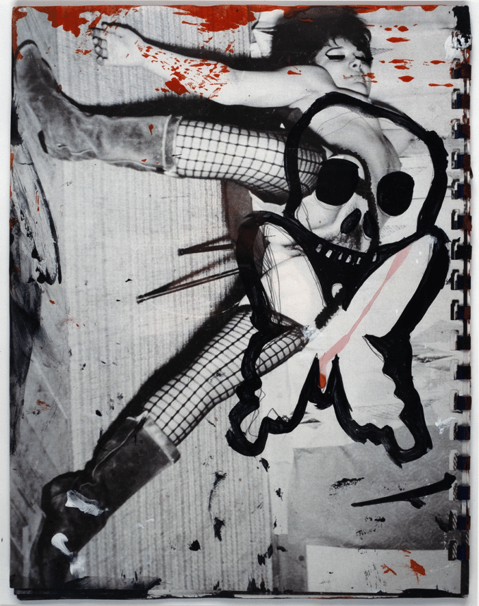 Detail uit de C-print Madame Butterfly van Richard Prince